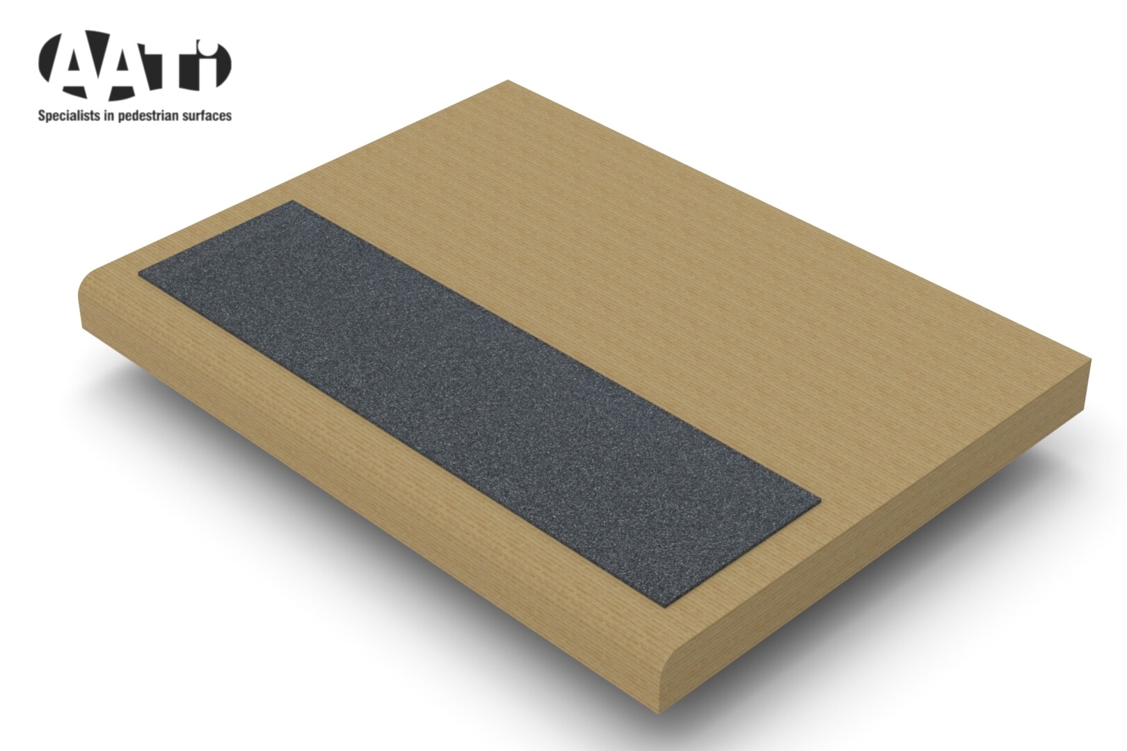 ARB50/9 Carburaati™ resin insert bar shown on a tan base