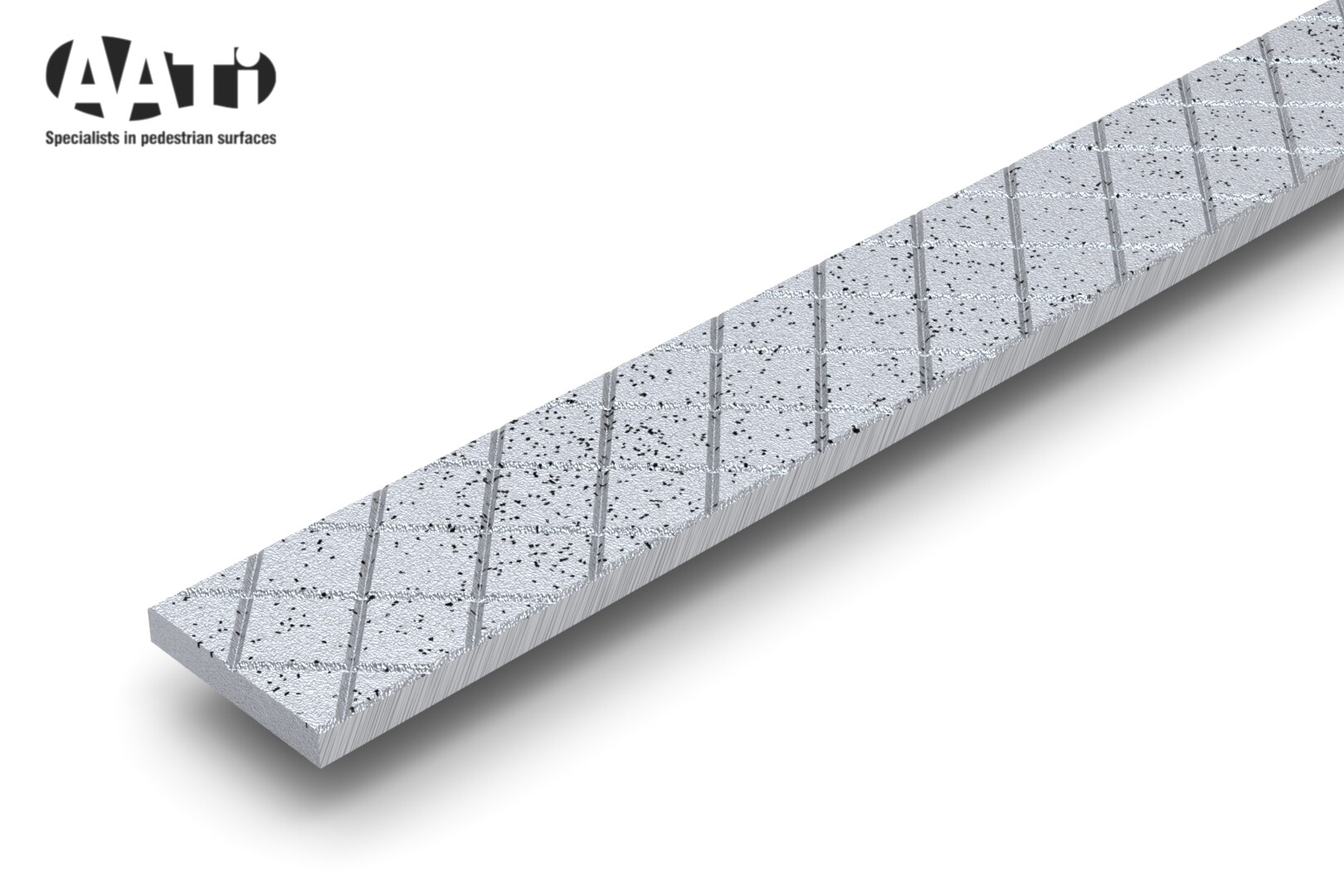 ASB50 cast-metal anti-slip insert bar in aluminium