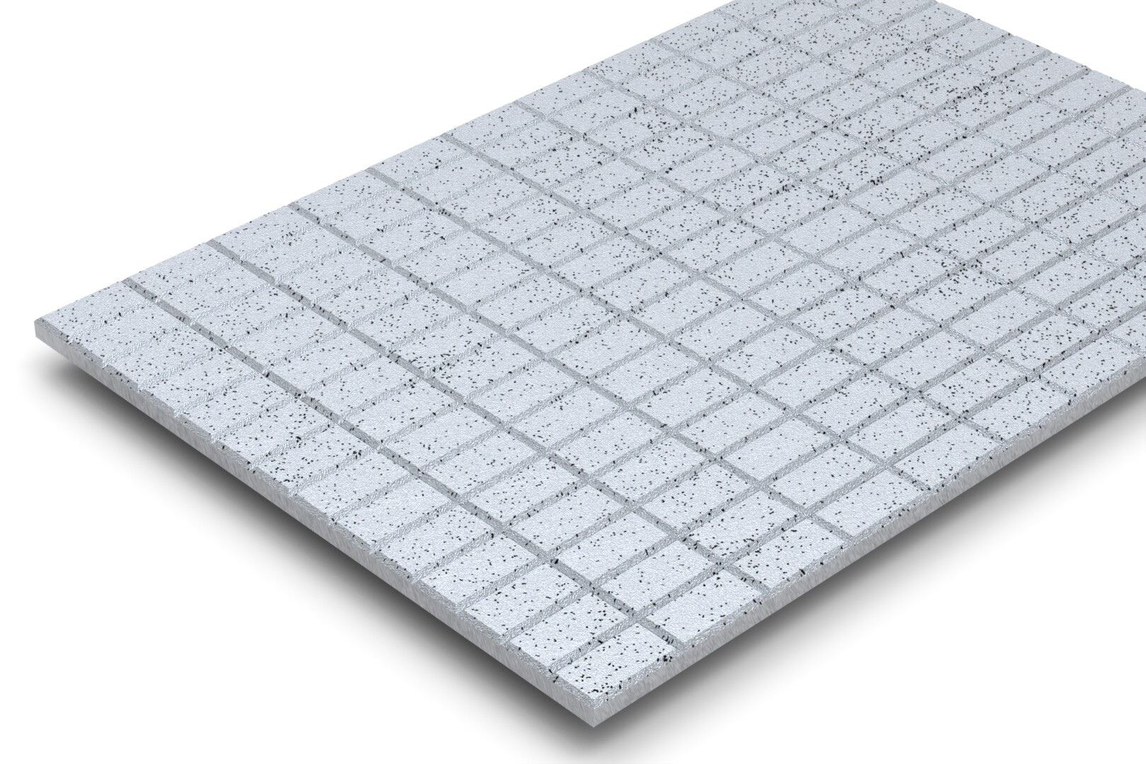 FP1/301 cast-metal floor and landing plate in aluminium