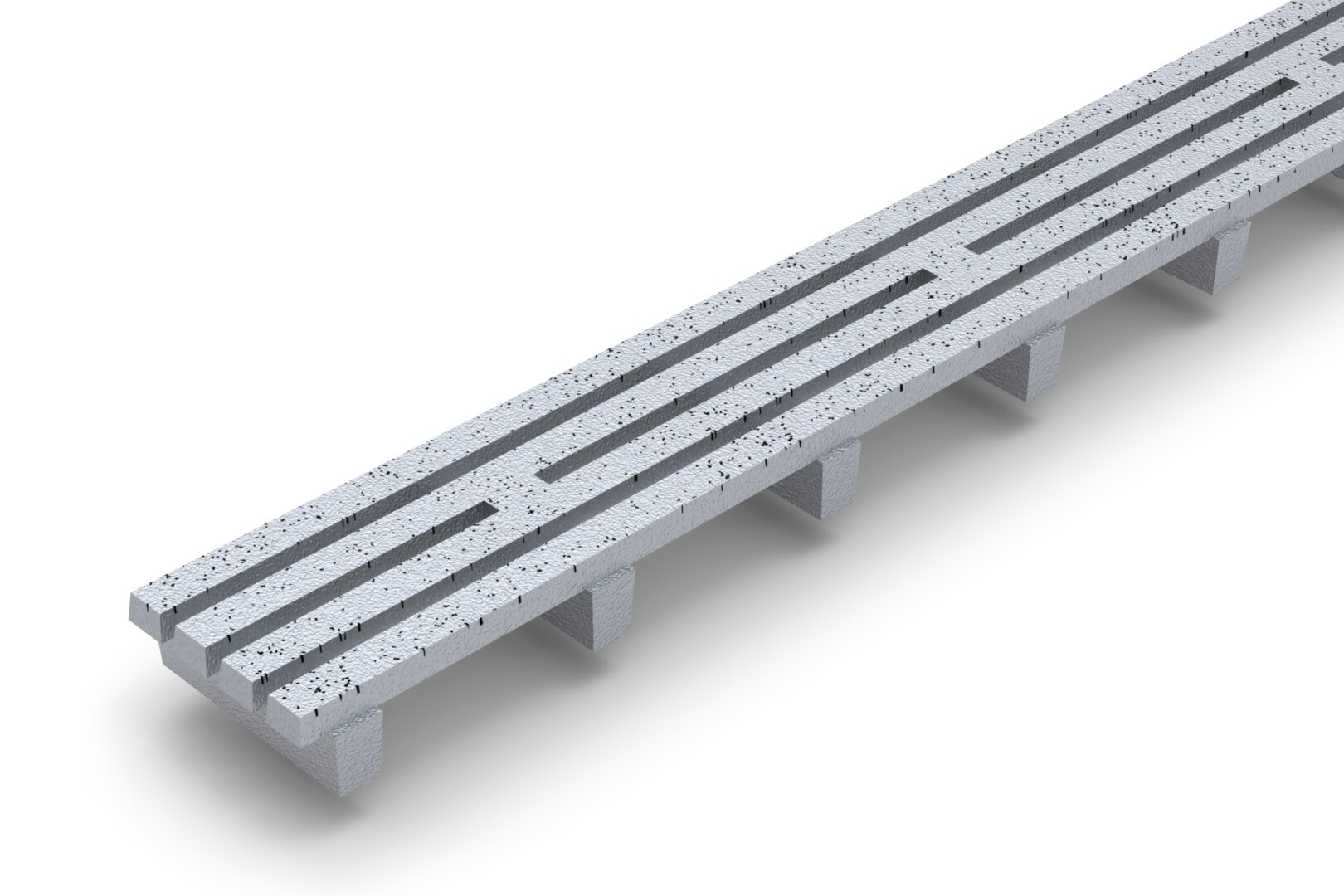 HG4/70 Hyflo drainage grille in aluminium