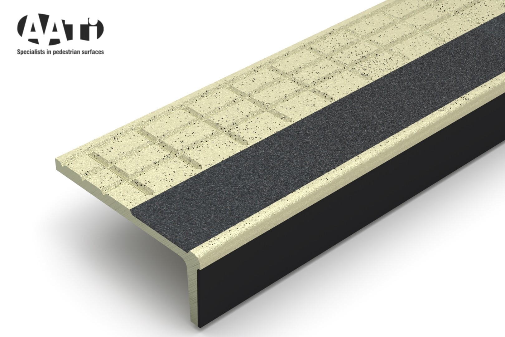 SN293/WL/140 Wideline™ stair nosing in nickel bronze