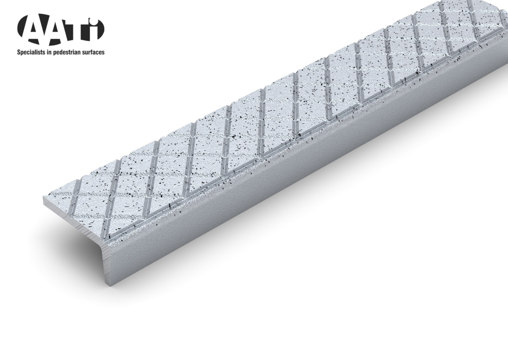 SN30/60 HDLT™ stair nosing in aluminium