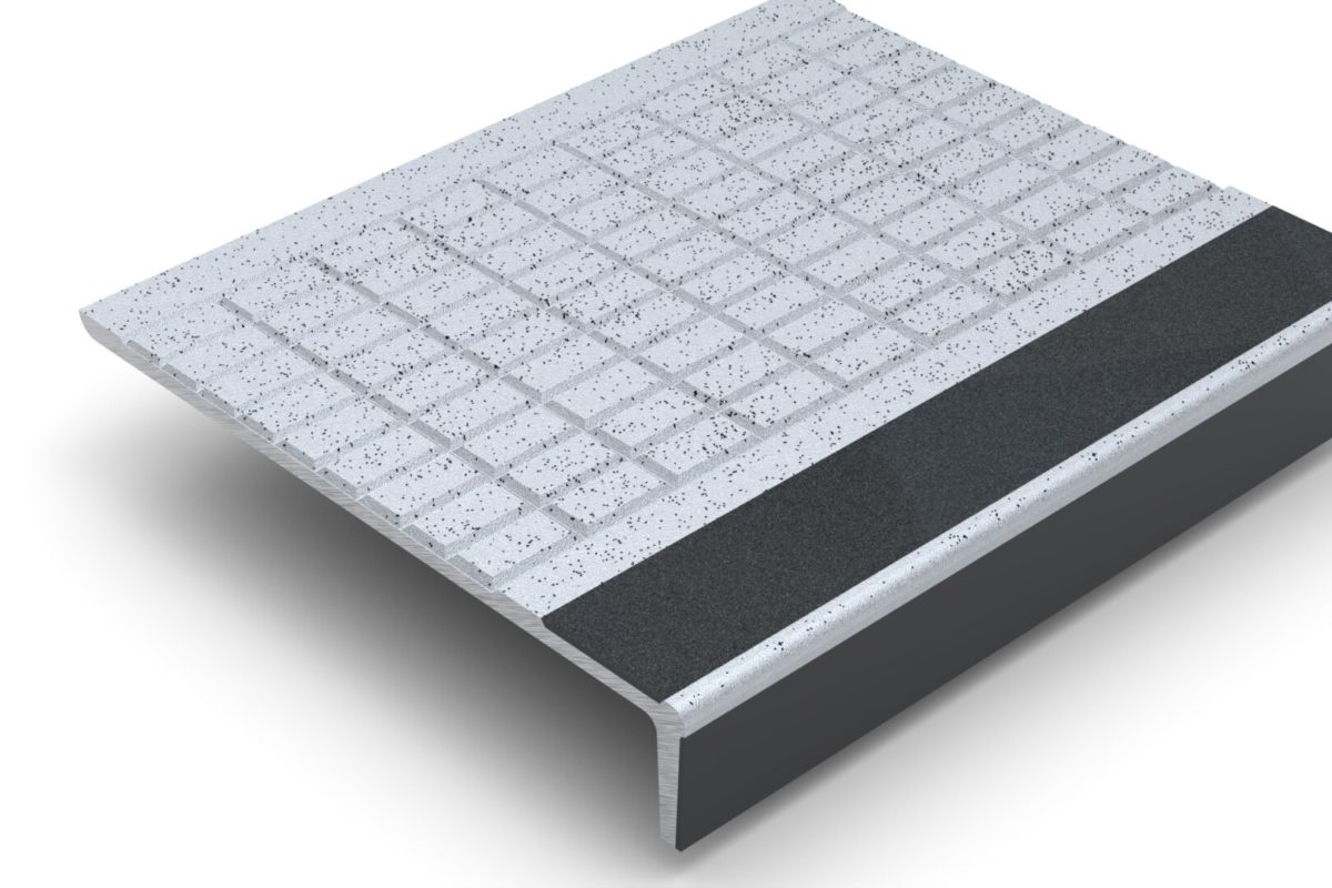 Official AATi product photo of the SN293/WL/307UR Wideline™ stair nosing