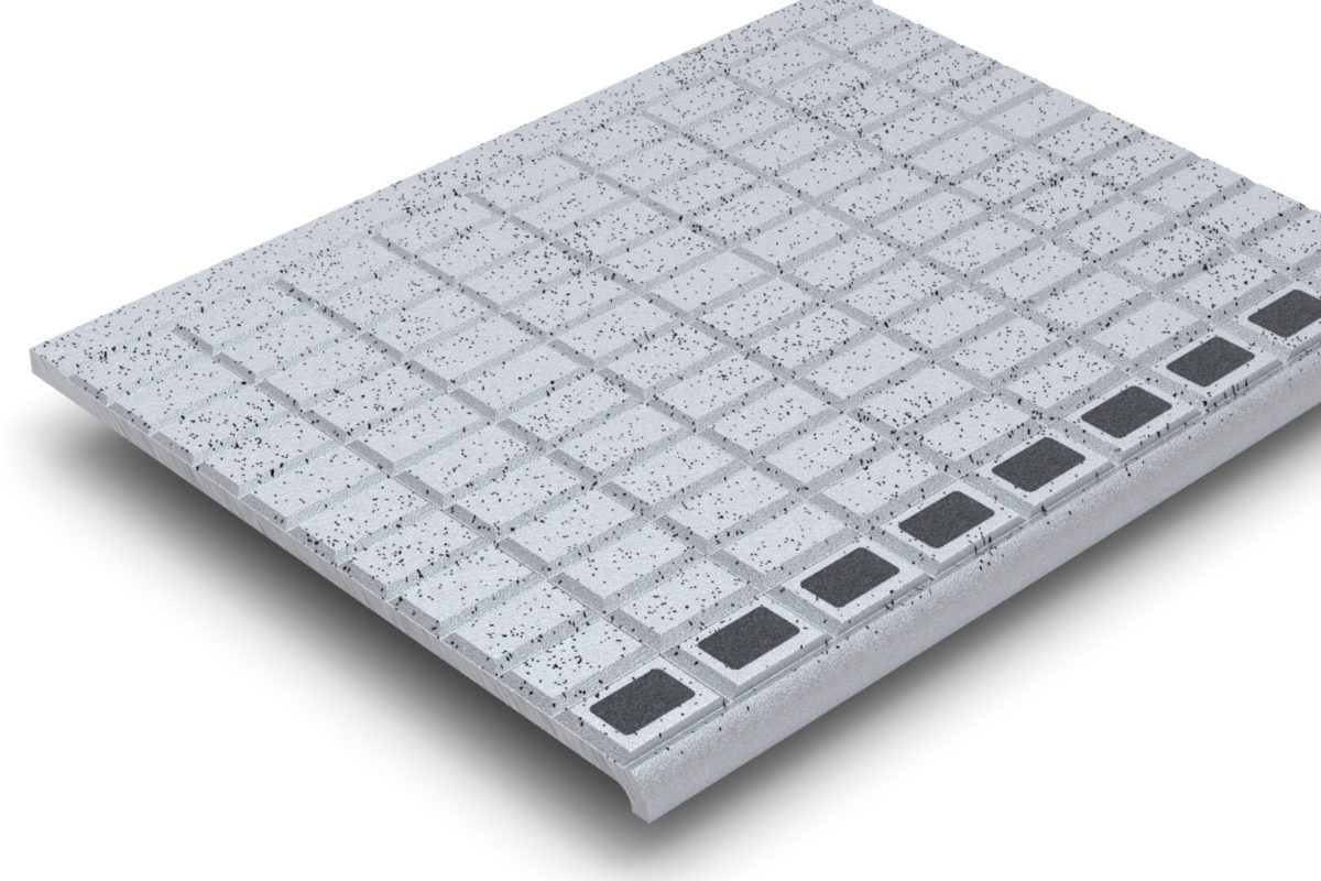Official AATi product photo of the SN32/SL/280 Sightline™ stair nosing